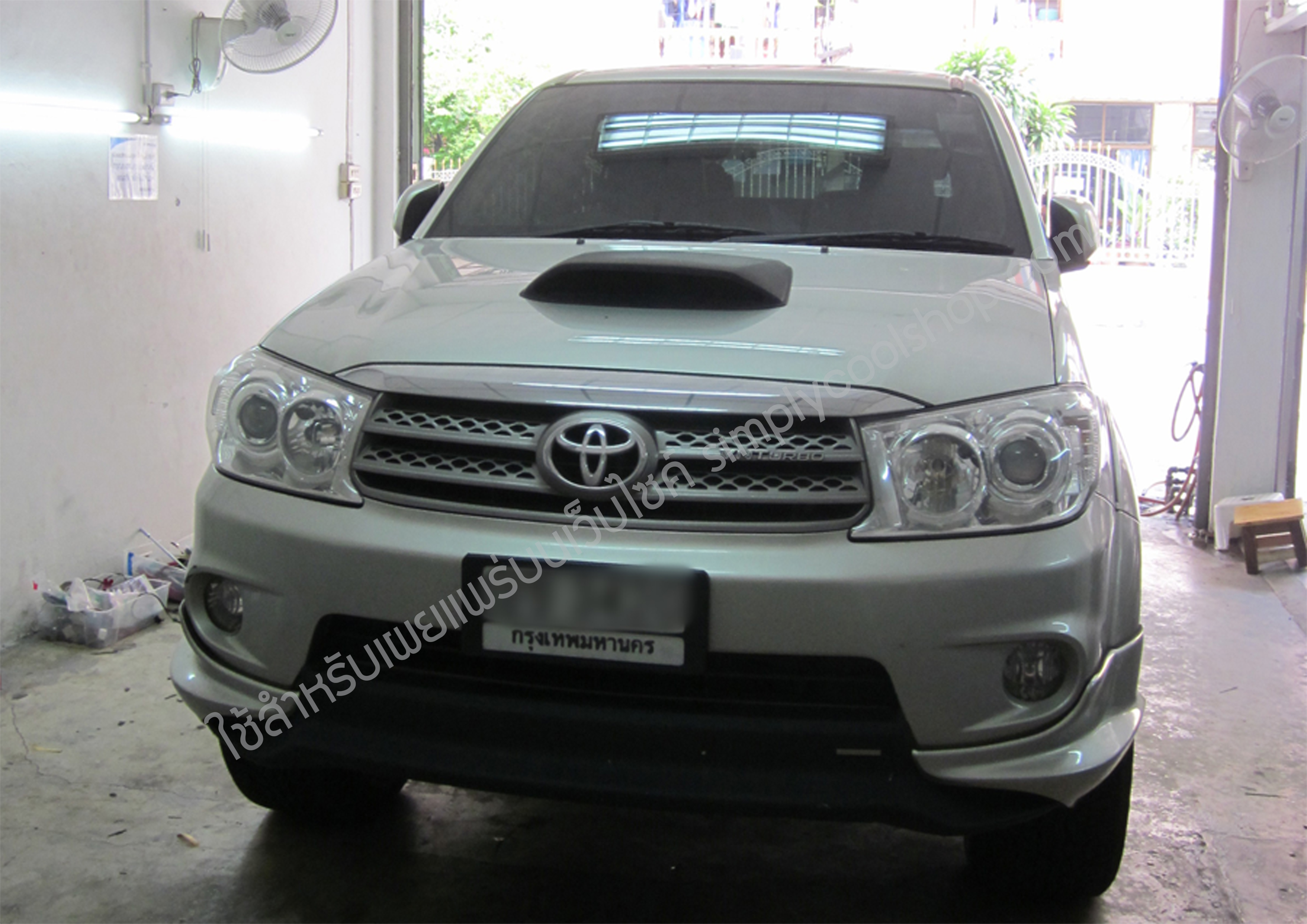 TOYOTA FORTUNER ติดตั้งชุดกระจกพับไฟฟ้า